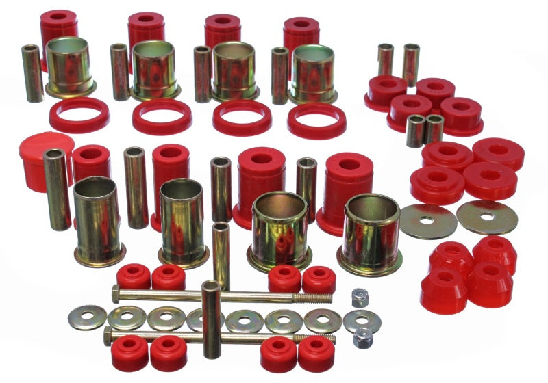 ES Hyper-Flex Sets - Red - Energy Suspension 89-92 Chevrolet Camaro Red Hyper-flex Master Bushing Set