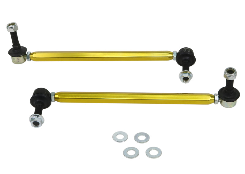 WL Sway Bar Links - Whiteline Universal Sway Bar - Link Assembly Heavy Duty 310mm-335mm Adjustable Steel Ball