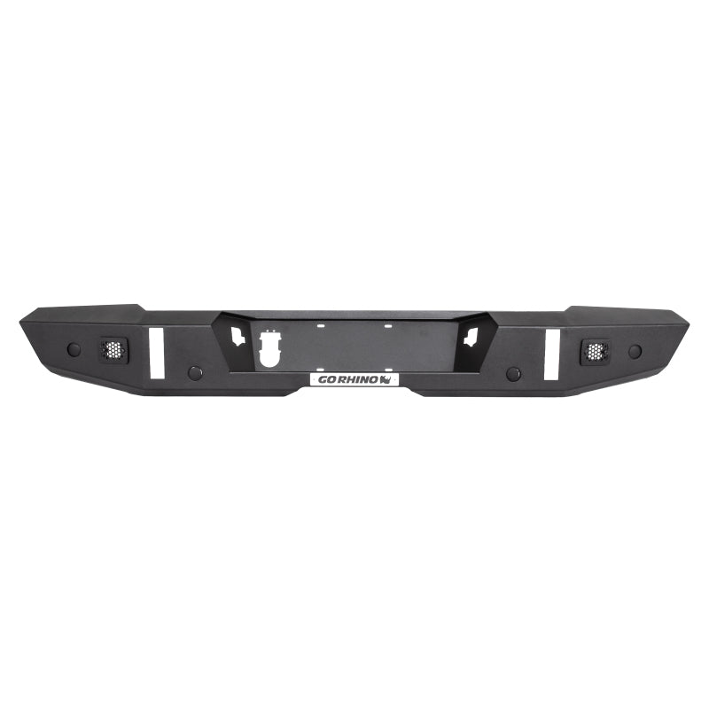 GOR Trailine Bumper - Go Rhino 20-22 Jeep Gladiator JT Trailine Rear Full Width Bumper - Tex. Blk