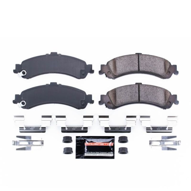 PSB Z23 Evolution Brake Pads - Power Stop 02-06 Cadillac Escalade Rear Z23 Evolution Sport Brake Pads w/Hardware