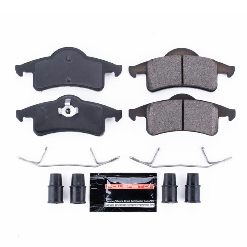 PSB Z23 Evolution Brake Pads - Power Stop 99-04 Jeep Grand Cherokee Rear Z23 Evolution Sport Brake Pads w/Hardware