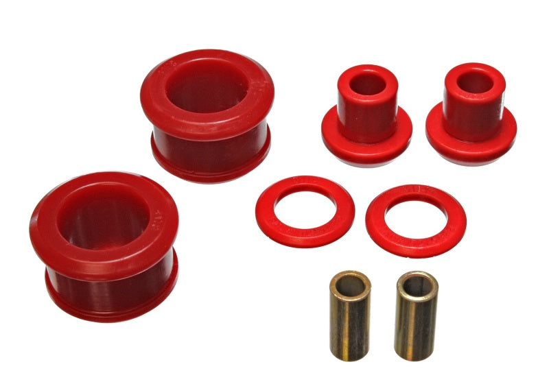 ES Diff Bushings - Red - Energy Suspension 90-96 Nissan 300ZX Red Rear Differential Carrier Bushing Set (Must reuse all metal