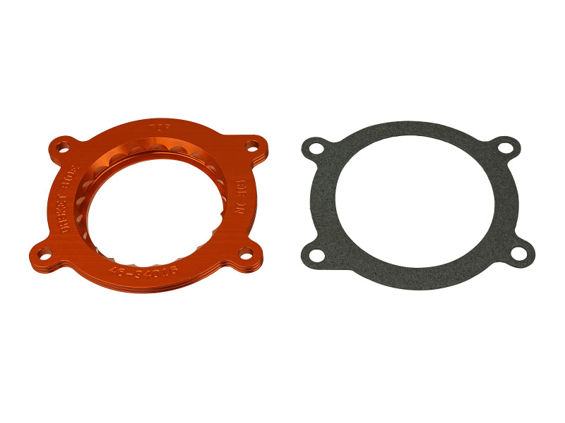 AFE Silver Bullet TBS - aFe Silver Bullet Throttle Body Spacer GM Trucks 1500 14-19 V8-6.2L