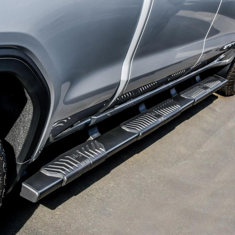 WES Nerf Bars - R5 - Westin 2019 Chevrolet Silverado/Sierra 1500 Crew Cab (6.5ft) R5 Modular Nerf Step Bars - Black