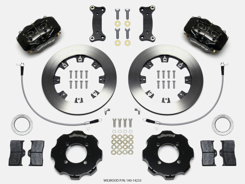 WIL Dynalite Brake Kit - Wilwood Forged Dynalite Front Hat Kit 12.19in 2016+ Mazda MX5 Miata w/ Lines