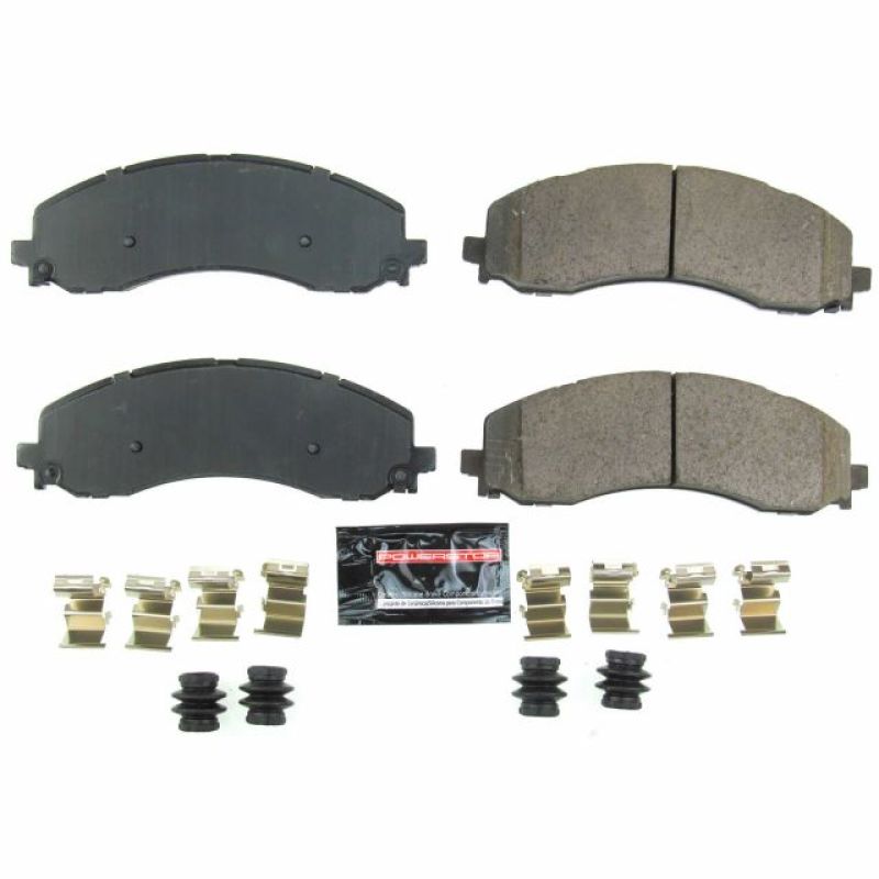 PSB Z23 Evolution Brake Pads - Power Stop 2019 Ram 2500 Front Z23 Evolution Sport Brake Pads w/Hardware