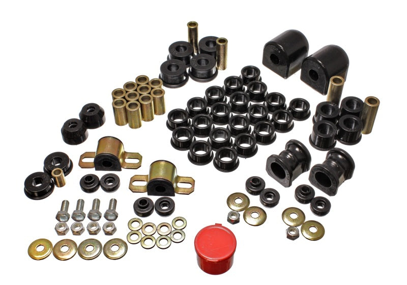 ES Hyper-Flex Sets - Black - Energy Suspension 91-94 Nissan Sentra/NX1600/2000 Black Hyper-Flex Master Bushing Set