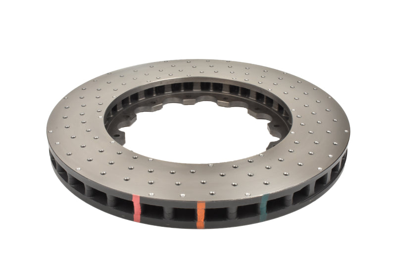 DBA 5000 Series Drilled Rings - DBA 16-21 Mercedes Benz C63 S AMG (W205) Front 5000 Series Drilled & Dimpled Ring