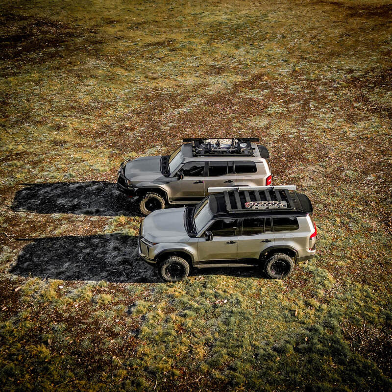 ARB OME Mounting Accessories - ARB Base Rack Mount Kit and Deflector for 24+ Land Cruiser Prado 250