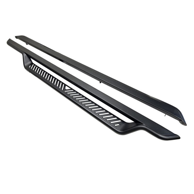 WES Running Boards - Outlaw - Westin 07-21 Toyota Tundra CrewMax Cab Outlaw Drop Running Boards - Tex. Blk