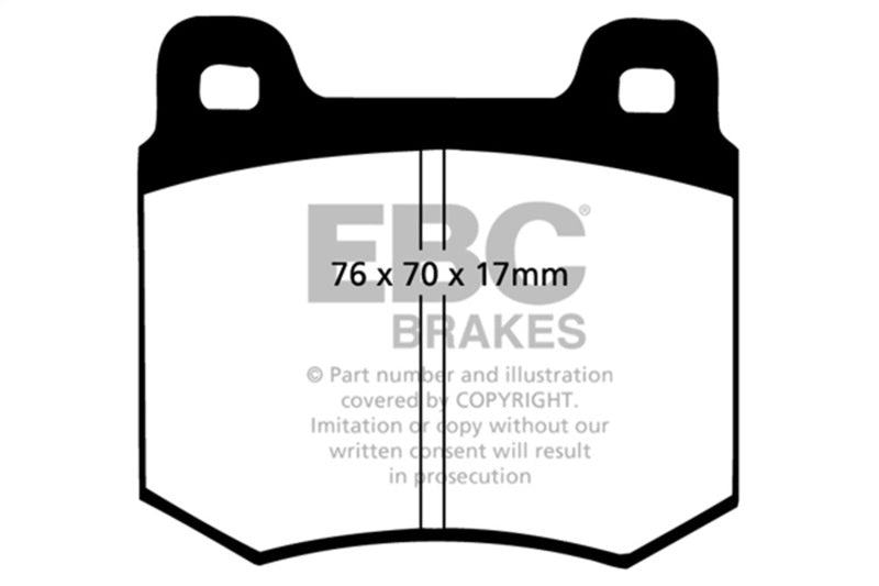 EBC Ultimax2 Brake Pad Sets - EBC 2019+ Ram Trucks 1500 (DT) Ultimax Front Brake Pads