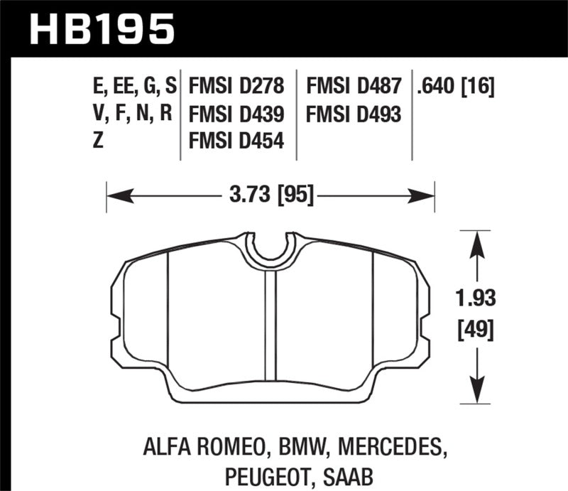 HAWK DTC-70 Brake Pad Sets - Hawk 87-91 BMW 325i DTC-70 Front Race Brake Pads