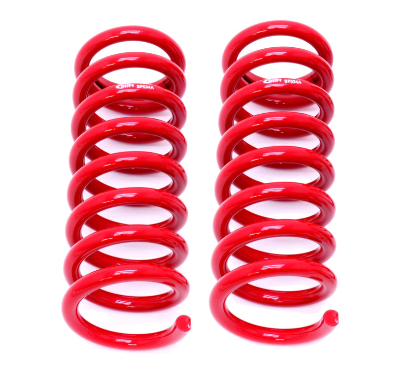 BMR Lowering Springs - BMR 64-72 A-Body Front Lowering Springs - Red