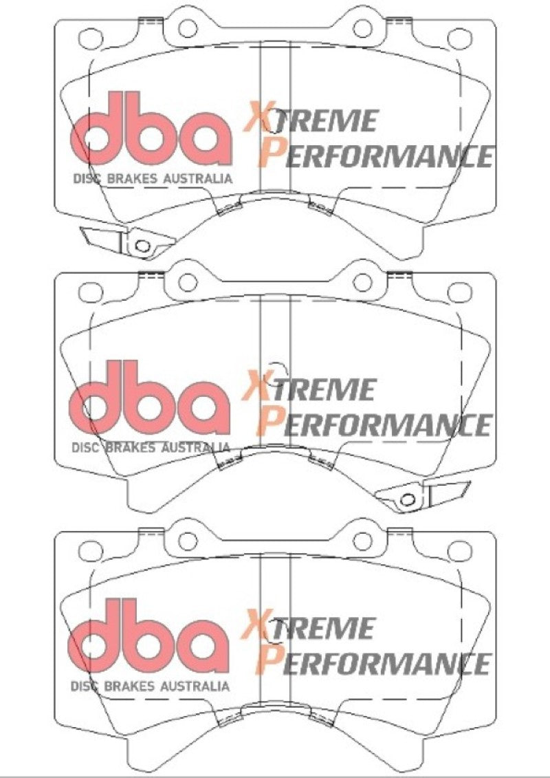 DBA XP650 Brake Pads - DBA 2015 Toyota Tundra XP650 Front Brake Pads