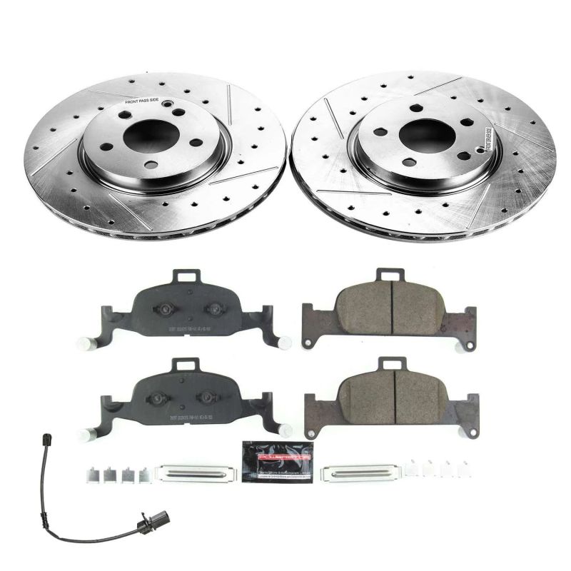 PSB Z23 Evolution Kit - Power Stop 18-22 Audi Q5 Front Z23 Evolution Brake Kit