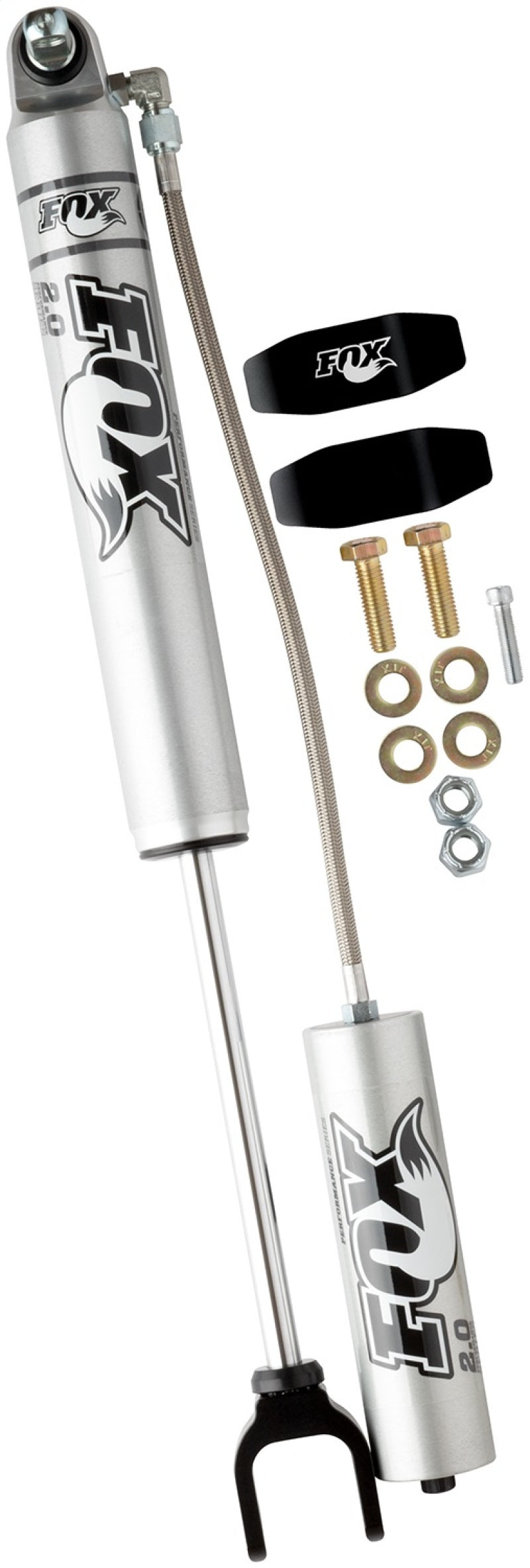 FOX 2.0 Perf Shock - Fox 11+ Chevy HD 2.0 Performance Series 9.4in. Smooth Body Remote Res. Front Shock / 7-9in. Lift