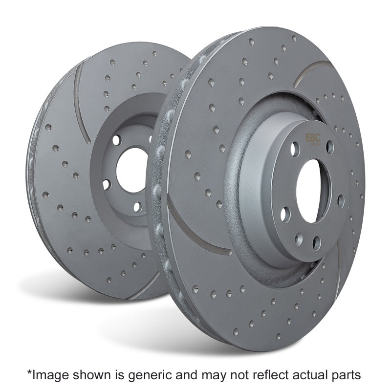 EBC GD Sport Rotor Sets - EBC 99-00 Volvo S70 AWD 2.4 Turbo GD Sport Rear Rotors