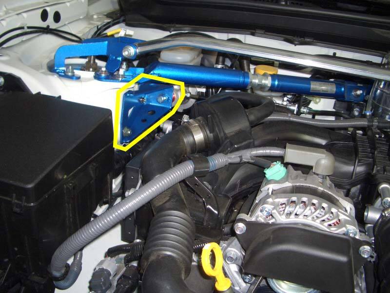 CUS Brake Cylinder Stop - Cusco 2022+ Toyota GR86 / Subaru BRZ Brake Master Cylinder Stopper *RHD ONLY*
