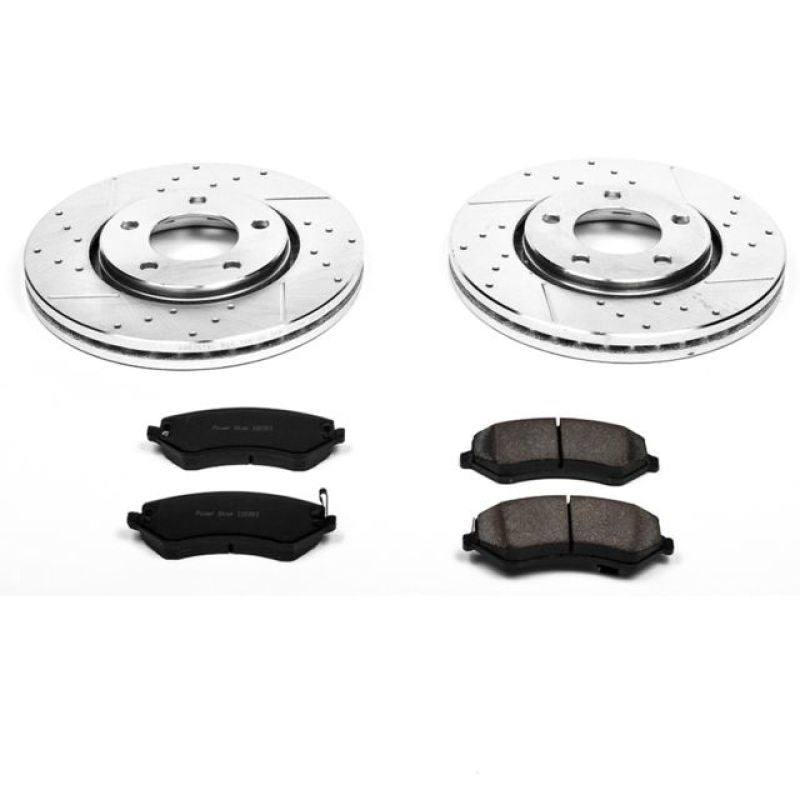 PSB Z23 Evolution Kit - Power Stop 03-07 Chrysler Town & Country Front Z23 Evolution Sport Brake Kit