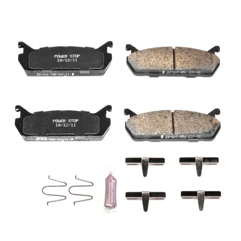 PSB Z23 Evolution Brake Pads - Power Stop 91-96 Ford Escort Rear Z23 Evolution Sport Brake Pads w/Hardware