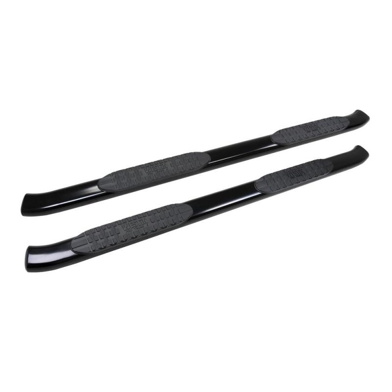 WES Nerf Bars - PRO TRAXX 5 - Westin 2019 Chevrolet Silverado/Sierra 1500 Crew Cab Non LD PRO TRAXX 5 Oval Nerf Step Bars - Black