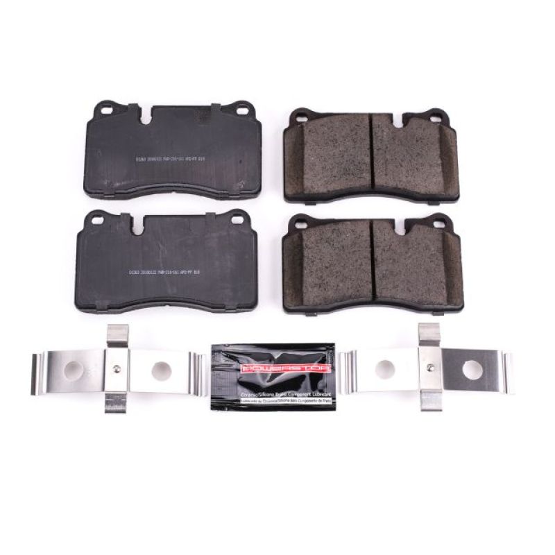 PSB Z23 Evolution Brake Pads - Power Stop 06-09 Land Rover Range Rover Front Z23 Evolution Sport Brake Pads w/Hardware