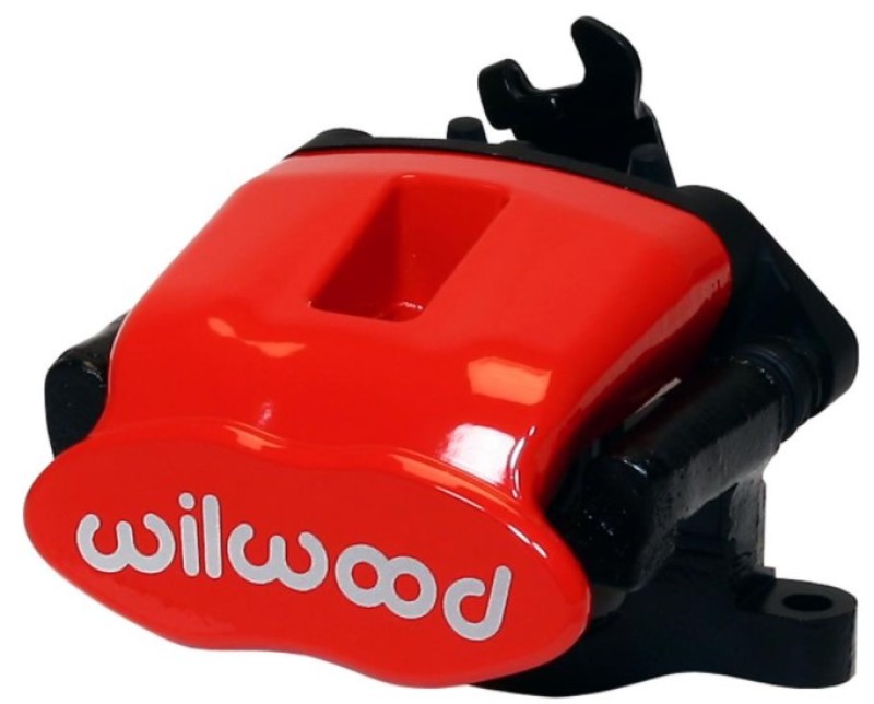 WIL Parking Brake Caliper - Wilwood Caliper-Combination Parking Brake-L/H-Red 41mm piston .81in Disc