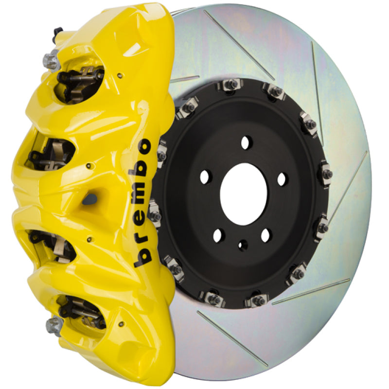 BRB Big Brake Kits - Brembo 20+ GLE-Class Front GT BBK 8 Piston Cast 412x38 2pc Rotor Slotted Type1-Yellow