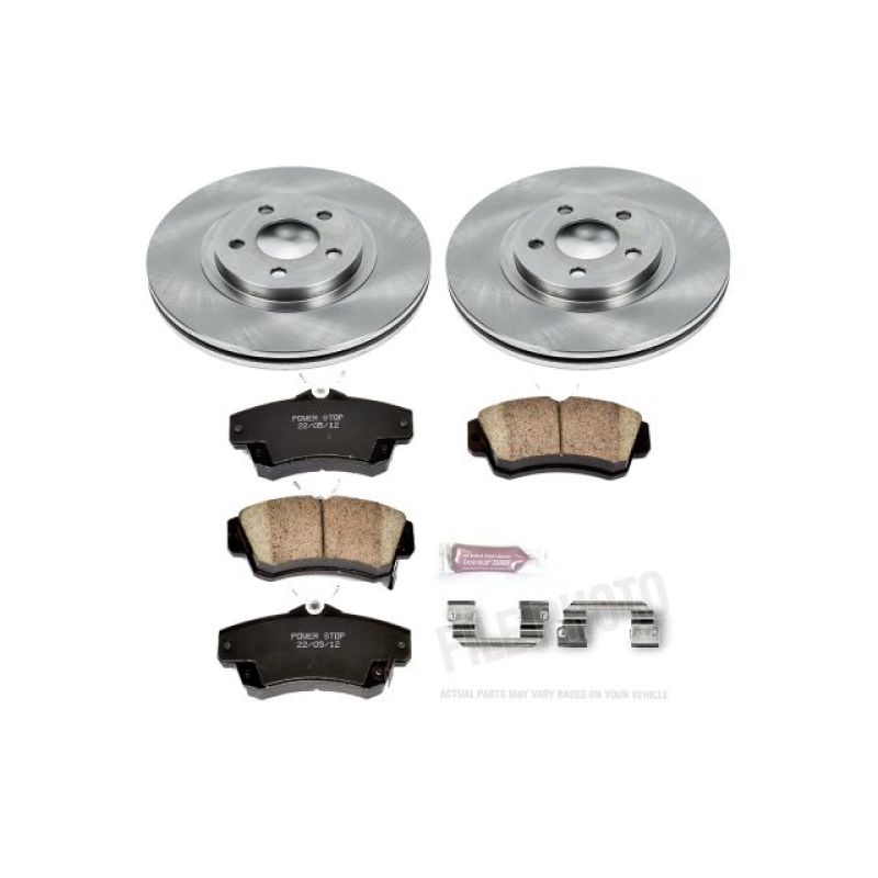 PSB Autospecialty Kit - Power Stop 01-10 Chrysler PT Cruiser Front Autospecialty Brake Kit