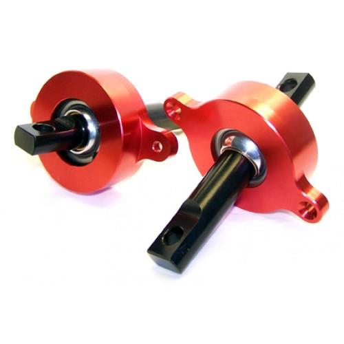 BX Trailing Arm Bushings - BLOX Racing Rear Trailing Arm Bushing Kit Red  - 88-00 Honda Civic / 90-01 Acura Integra