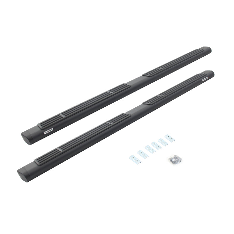 GOR Steps - OE Xtreme - 6in - Go Rhino 6in OE Xtreme SideSteps - Tex Blk - 87in