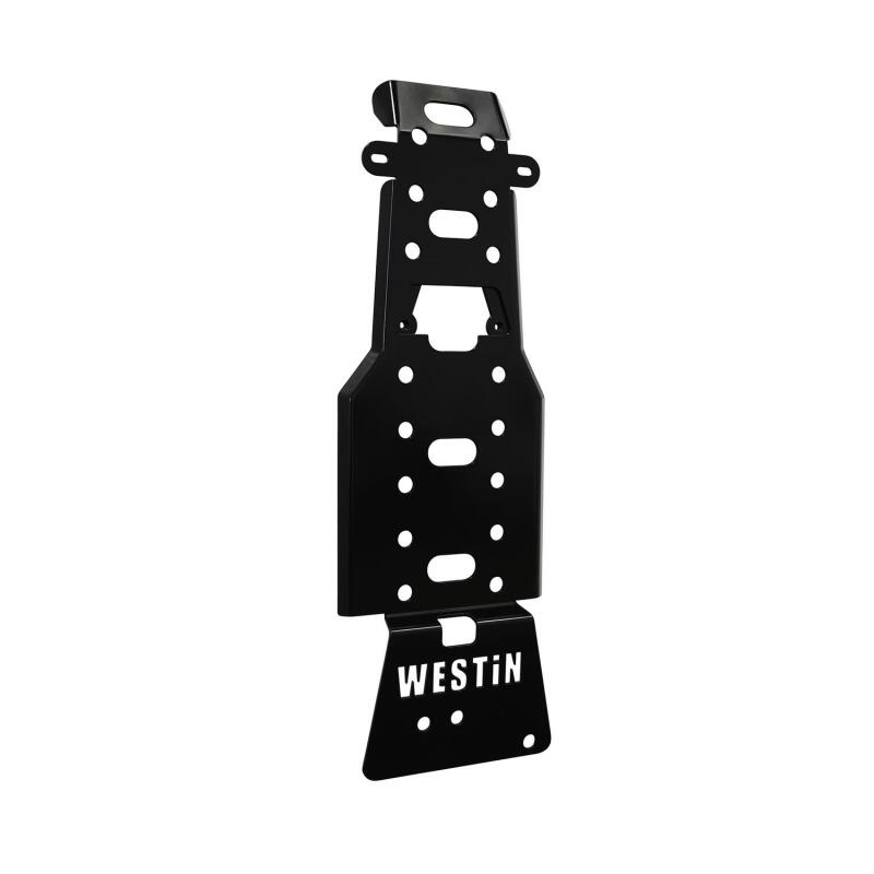 WES Skid Plates - Westin/Snyper 07-11 Jeep Wrangler Transmission Pan Skid Plate - Textured Black