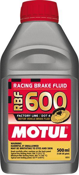 MOT Brake Fluid - RBF Fluid - Motul 1/2L Brake Fluid RBF 600 - Racing DOT 4