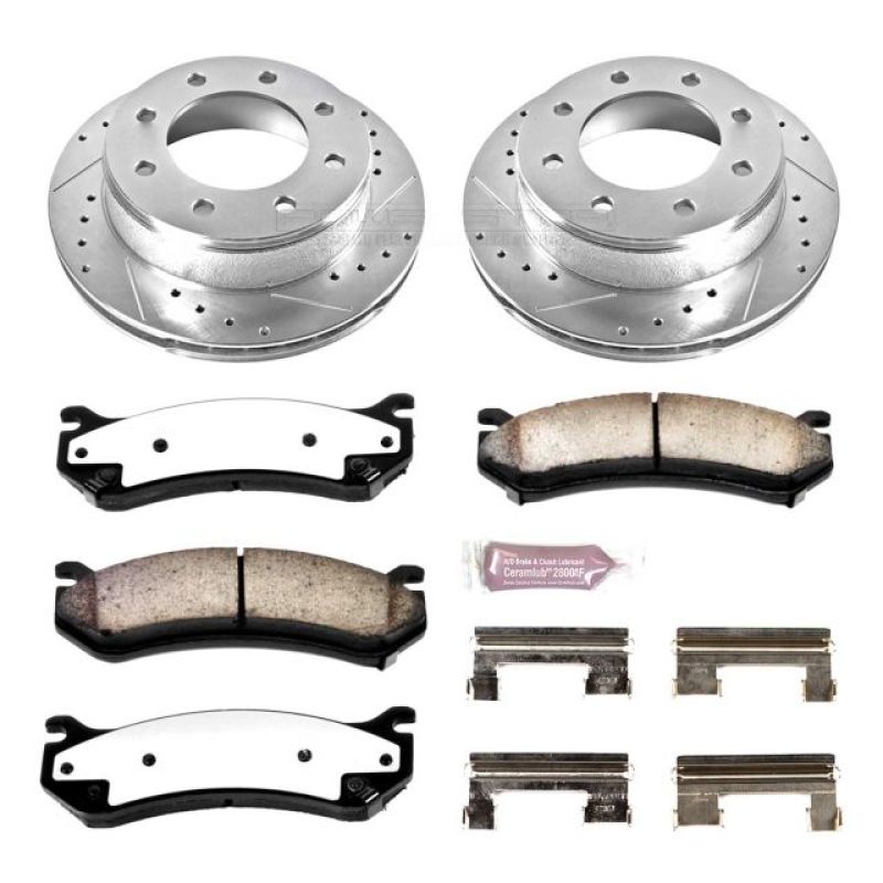 PSB Z36 Truck & Tow Kit - Power Stop 01-03 Chevrolet Silverado 1500 HD Rear Z36 Truck & Tow Brake Kit