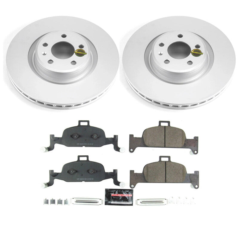 PSB Z23 Evolution Coated Kit - Power Stop 2021 Audi Q5 Sportback Front Z23 Coated Brake Kit
