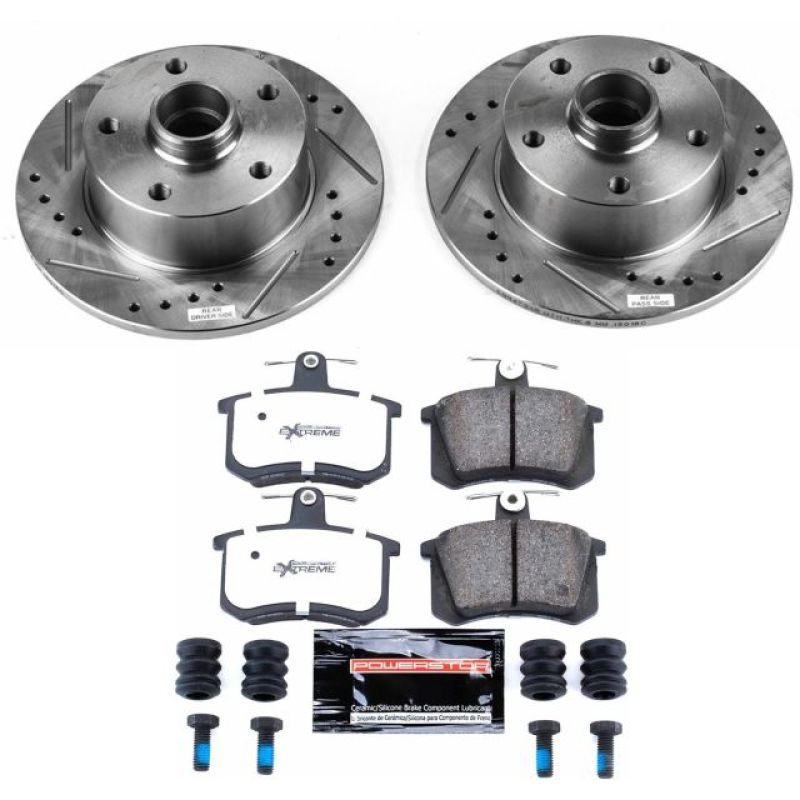 PSB Z26 Street Warrior Kit - Power Stop 96-97 Audi A4 Rear Z26 Street Warrior Brake Kit
