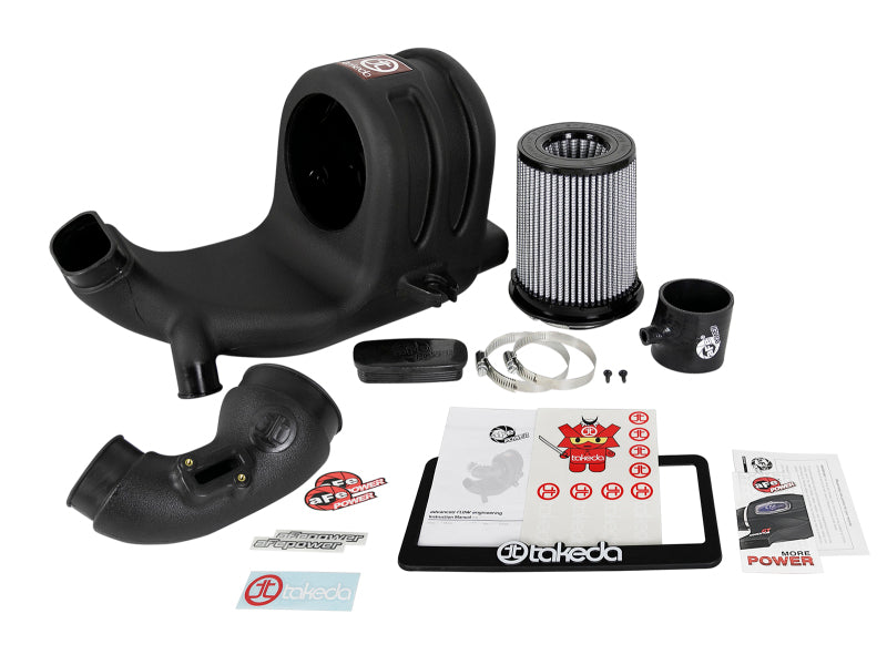 AFE Takeda Momentum Intake - aFe Takeda Momentum Pro DRY S Cold Air Intake System 15-18 Honda Fit I4-1.5L