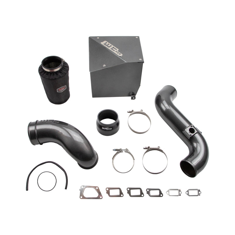WCF Intake Kit - Stage 2 - Wehrli 11-16 Chevrolet 6.6L Duramax LML 4in Intake Kit Stage 2 - Gloss White