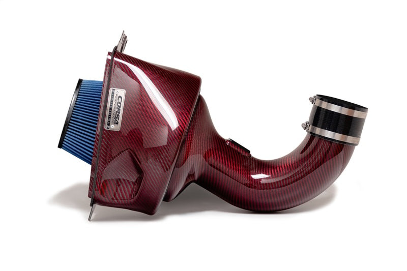 COR Air Intake Closed Box - Corsa 2014-19 Chevrolet Corvette C7 6.2L V8 Red Carbon Fiber Air Intake (Does Not Fit Z06/ZR1)