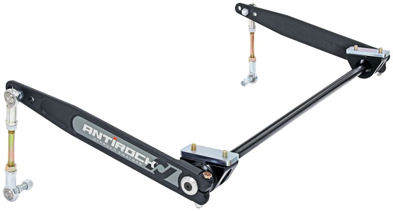 ROK Antirock Sway Bars - RockJock XJ Antirock Sway Bar Kit Front Bolt-On Aluminum Mounts 17in Forged Arms