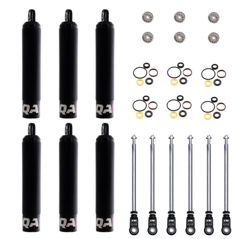 QAP 6Q Series Shocks - QA1 24.30 Eye-B/Eye-B V-None Dry Shock Large Aluminum Coilover 15.38 - 6 Pack