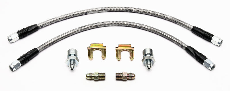 WIL Flexline Brake Hose - Wilwood Flexline Kit 2007-up 1500 / 2500 GM 14.25 Rotor Rear