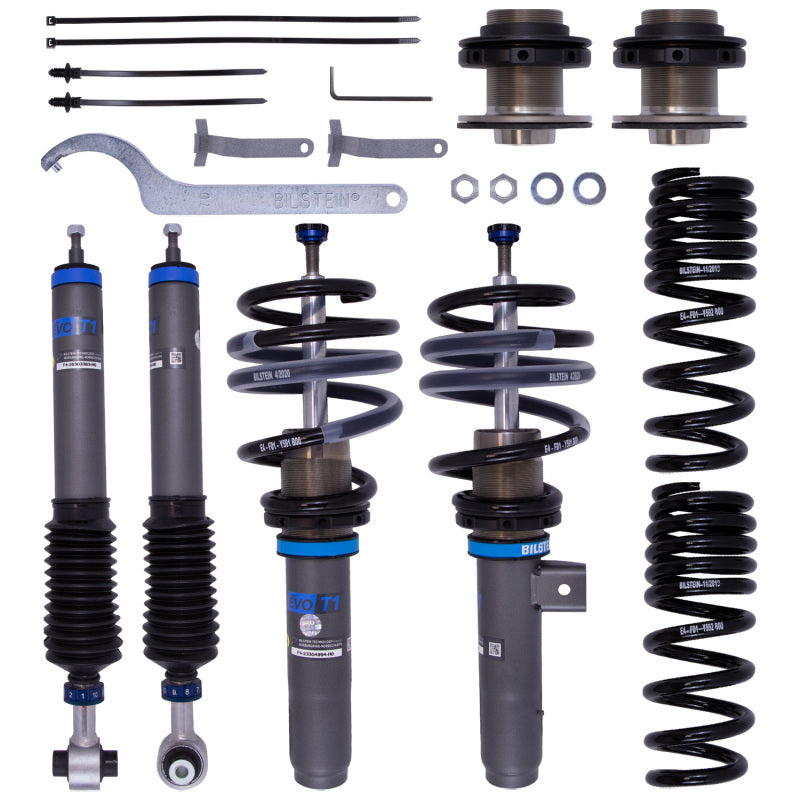 BIL Evo Series Coilover Kits - Bilstein 19-21 BMW 330i xDrive 20-21 M340i xDrive 2021 330e/430i xDrive EVO T1 Coilovers