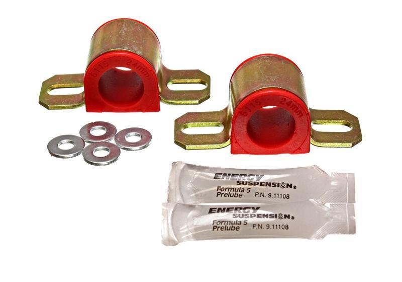ES Sway Bar Bushings - Black - Energy Suspension 84-87 Honda Civic/CRX Black 16mm Front Sway Bar Bushings (Sway Bar link bushings a