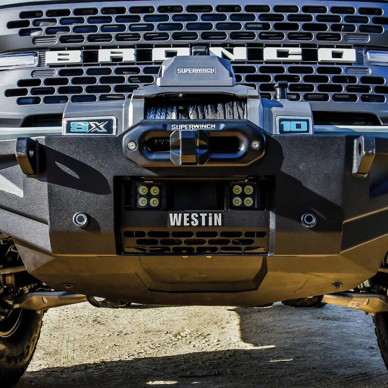 WES Skid Plates - Westin 21-23 Ford Bronco(excl. Bronco Sport) XTS Skid Plate - Textured Black