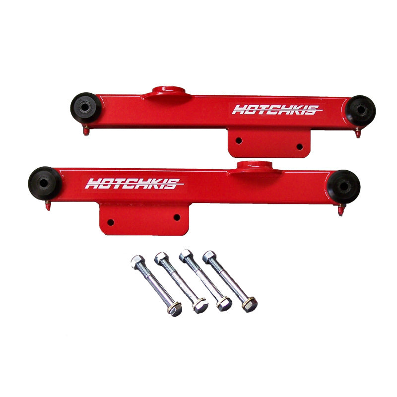 HOT Trailing Arms - Hotchkis 79-93 Ford Mustang/94-98 Mustang GT/Cobra Lower Trailing Arms - Red