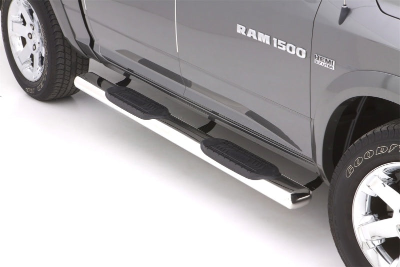 LND Nerf Bars - Polished - Lund 10-17 Dodge Ram 2500 Crew Cab 6in. Oval Straight SS Nerf Bars - Polished