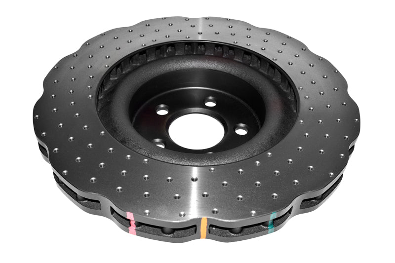 DBA 4000 Series Drilled Rotors - DBA 15-20 Ford Mustang GT Perf Package (380mm Front Rotor) Front 4000 Series Cross Drilled Rotor