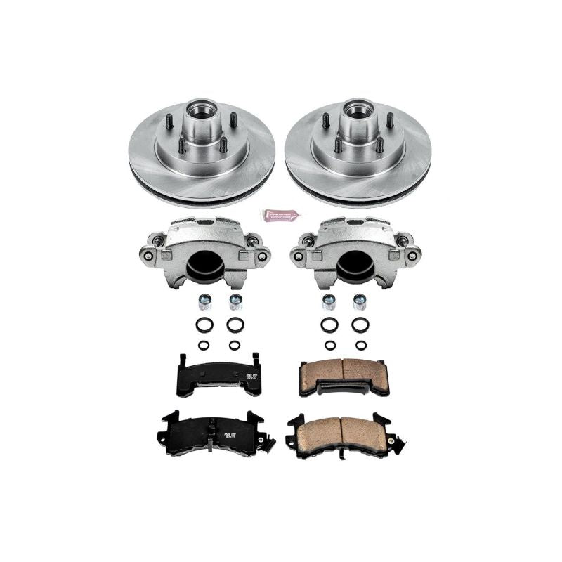 PSB Autospecialty Kit w/Cals - Power Stop 82-87 Buick Regal Front Autospecialty Brake Kit w/Calipers