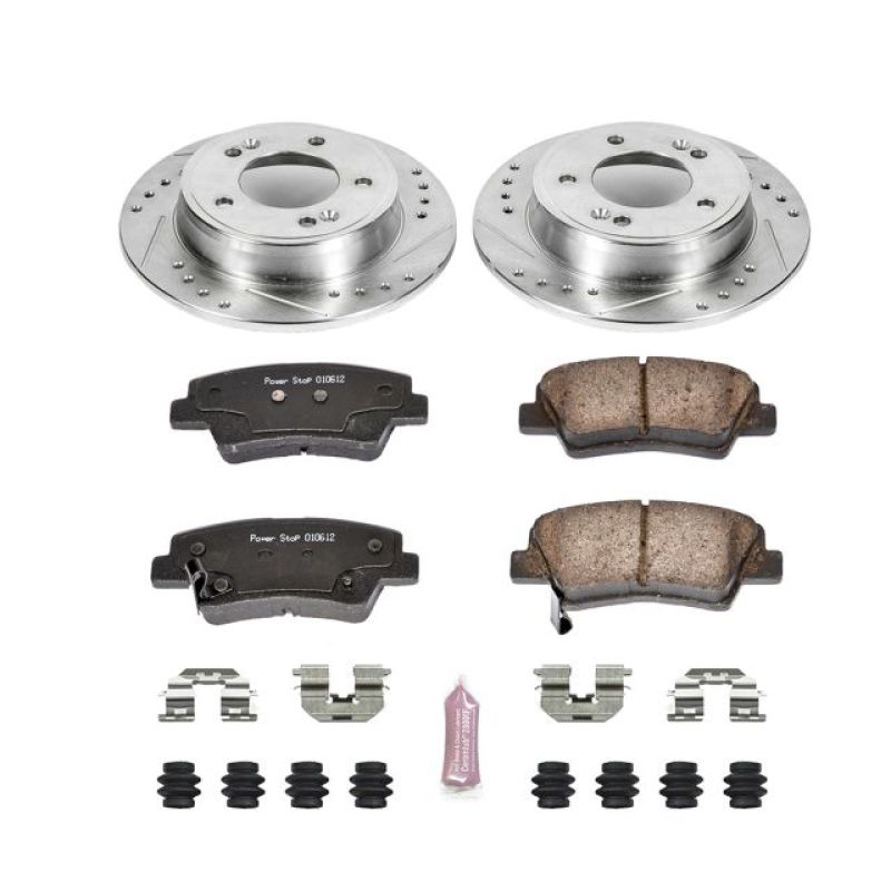 PSB Z23 Evolution Kit - Power Stop 11-19 Hyundai Elantra Rear Z23 Evolution Sport Brake Kit